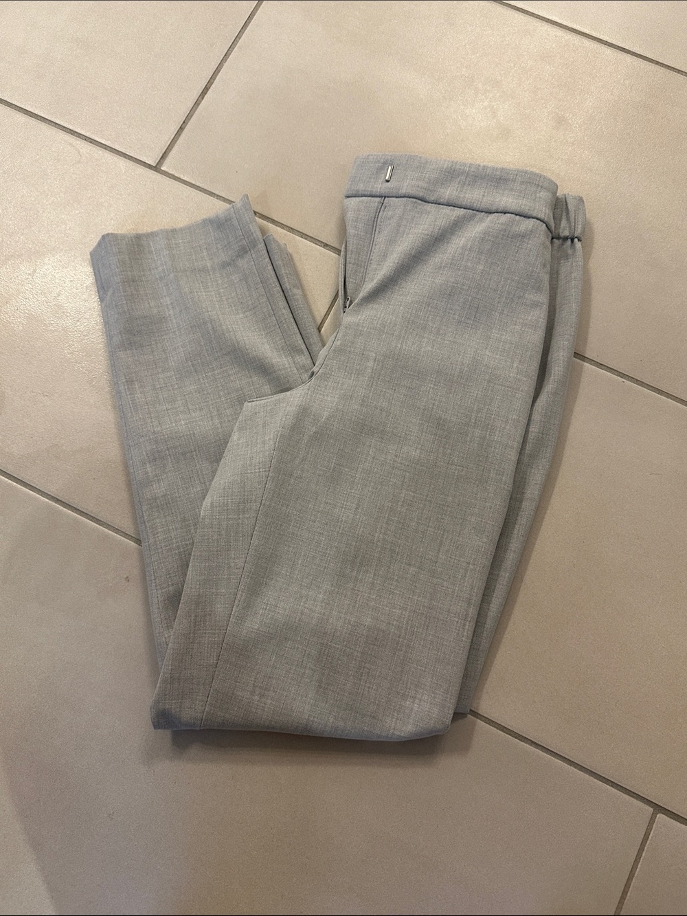 J. Crew Factory Light Gray Tailored Women's Trousers